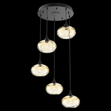 Hammerton CHB0036-05-MB-OA-C01-E2 - Coppa Round 5pc Multi-Pendant