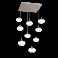 Hammerton CHB0036-09-BS-OC-C01-E2 - Coppa Square 9pc Multi-Pendant