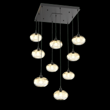 Hammerton CHB0036-09-MB-OA-C01-E2 - Coppa Square 9pc Multi-Pendant