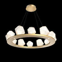 Hammerton CHB0039-0C-GB-A-CA1-L3 - Gem Ring Chandelier-0C 37"