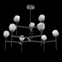 Hammerton CHB0039-55-MB-S-001-L3 - Gem Round Belvedere Chandelier-55-Matte Black