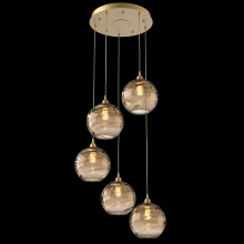 Hammerton CHB0047-05-GB-OB-C01-E2 - Terra Round 5pc Multi-Pendant