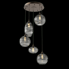 Hammerton CHB0048-05-FB-OS-C01-E2 - Misto Round 5pc Multi-Pendant