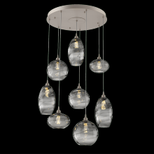 Hammerton CHB0048-08-BS-OS-C01-E2 - Misto Round 8pc Multi-Pendant