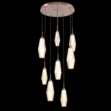 Hammerton CHB0049-08-BB-RA-C01-L3 - Aalto Round 8pc Multi-Pendant