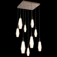 Hammerton CHB0049-09-BB-RA-C01-L3 - Aalto Square 9pc Multi-Pendant