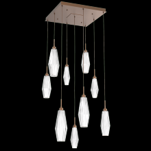 Hammerton CHB0049-09-BB-RC-C01-L1 - Aalto Square 9pc Multi-Pendant