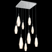 Hammerton CHB0049-09-CS-RA-C01-L1 - Aalto Square 9pc Multi-Pendant