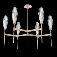 Hammerton CHB0049-37-GB-RS-001-L3 - Aalto Round Belvedere Chandelier-37-Gilded Brass