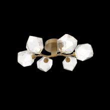 Hammerton CLB0039-01-GB-C-L3-RTS - Gem 6-Light Flush Mount-Gilded Brass