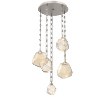 Hammerton CNB0039-05-BS-A-CH3-L3 - Gem Round Chain 5pc Multi-Pendant