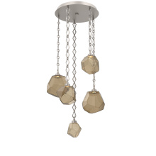 Hammerton CNB0039-05-BS-B-CH1-L1 - Gem Round 5pc Multi-Pendant with Chain