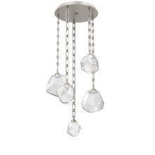 Hammerton CNB0039-05-BS-C-CH3-L1 - Gem Round 5pc Multi-Pendant with Chain