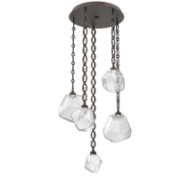 Hammerton CNB0039-05-FB-C-CH2-L3 - Gem Round Chain 5pc Multi-Pendant