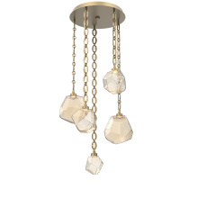 Hammerton CNB0039-05-GB-A-CH2-L3 - Gem Round Chain 5pc Multi-Pendant