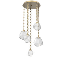 Hammerton CNB0039-05-GB-C-CH2-L3 - Gem Round 5pc Multi-Pendant with Chain