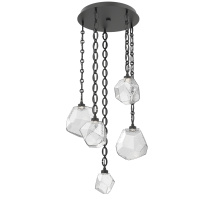 Hammerton CNB0039-05-MB-C-CH2-L3 - Gem Round 5pc Multi-Pendant with Chain