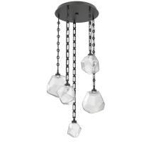 Hammerton CNB0039-05-MB-C-CH3-L1 - Gem Round 5pc Multi-Pendant with Chain