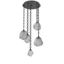 Hammerton CNB0039-05-MB-S-CH1-L3 - Gem Round 5pc Multi-Pendant with Chain