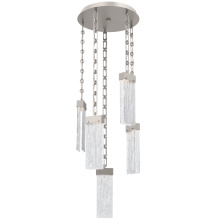 Hammerton CNB0042-05-BS-CG-CH3-L3 - Parallel Round 5pc Multi-Pendant with Chain