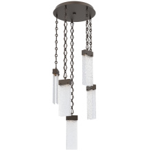 Hammerton CNB0042-05-FB-CR-CH1-L3 - Parallel Round Chain 5pc Multi-Pendant
