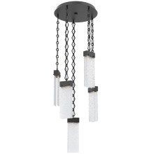 Hammerton CNB0042-05-MB-CR-CH1-L1 - Parallel Round 5pc Multi-Pendant with Chain