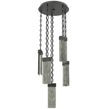 Hammerton CNB0042-05-MB-SG-CH2-L1 - Parallel Round 5pc Multi-Pendant with Chain