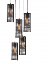 Hammerton CHB0020-05-CS-0-C01-E2 - Downtown Mesh Round Multi-Pendant-05