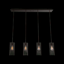 Hammerton PLB0020-05-BB-0-C01-E2 - Downtown Mesh Linear Pendant Chandelier