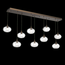 Hammerton PLB0036-09-FB-OC-C01-E2 - Coppa Linear 9pc Multi-Pendant