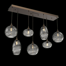 Hammerton PLB0048-07-FB-OS-C01-E2 - Misto Linear 7pc Multi-Pendant