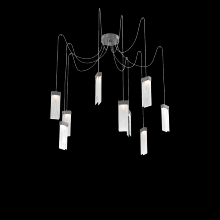 Hammerton SCB0042-09-GP-CG-C01-L1 - Parallel Round 9pc Swag Multi-Pendant