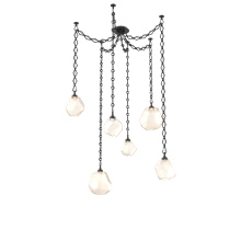 Hammerton SNB0039-06-MB-A-CH1-L3 - Gem Multi Light Pendant Multi Port Canopy Matte Black