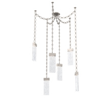 Hammerton SNB0042-06-BS-CG-CH2-L1 - Parallel Multi Light Pendant Multi Port Canopy Beige Silver
