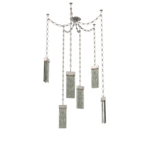 Hammerton SNB0042-06-BS-SG-CH1-L3 - Parallel Multi Light Pendant Multi Port Canopy Beige Silver