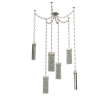 Hammerton SNB0042-06-BS-SG-CH2-L3 - Parallel Multi Light Pendant Multi Port Canopy Beige Silver