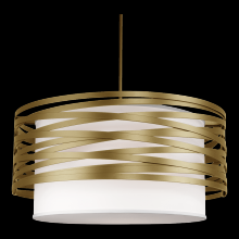 Hammerton CHB0013-30-GB-SH-001-E2 - Tempest Drum with Linen Shade - 30-Inch