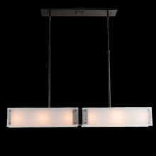 Hammerton PLB0044-44-FB-BG-001-E2 - Textured Glass Linear Suspension-44