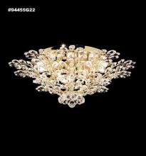 James R Moder 94455G0GT - Florale Collection Flush Mount