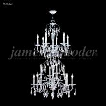 James R Moder 96280S22 - Sculptured Leaf 18 Light Entry Chand.