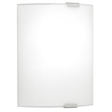 Eglo 84028A - 1x100W Wall Light With Chrome Finish & Satin Glass