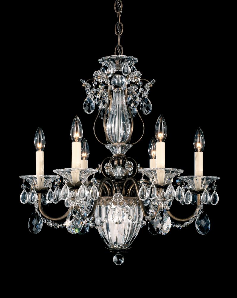 Bagatelle 7 Light 120V Chandelier in Heirloom Bronze with Clear Heritage Handcut Crystal