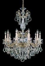 Schonbek 1870 5008-23 - La Scala 10 Light 120V Chandelier in Etruscan Gold with Heritage Handcut Crystal