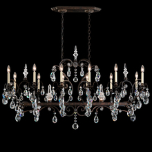 Schonbek 1870 3796N-22H - Renaissance 14 Light 120V Chandelier in Heirloom Gold with Heritage Handcut Crystal