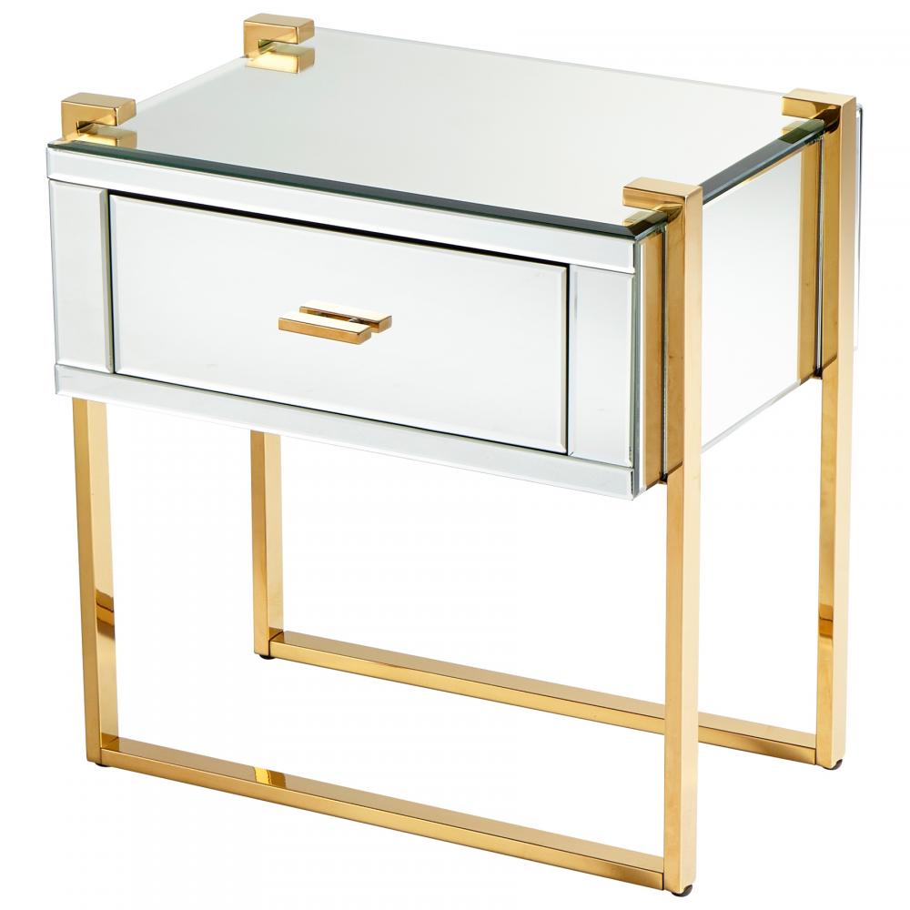 St. Clair Side Table Aged Brass