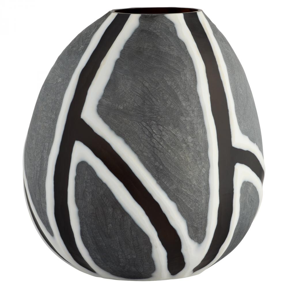 Calle Vase | Black | White | Grey - Large