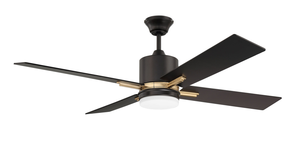 52" Ceiling Fan w/Blades LED Light Kit