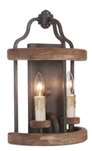 Craftmade 36502-TBWB - 2 Light Wall Sconce