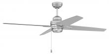 Craftmade MDE52PN4 - 52" Maddie in Painted Nickel w/ Brushed Nickel/Grey Walnut Blades