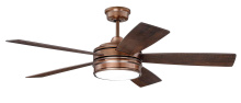 Craftmade BRX52BCP5 - 52" Ceiling Fan w/Blades & LED Light Kit